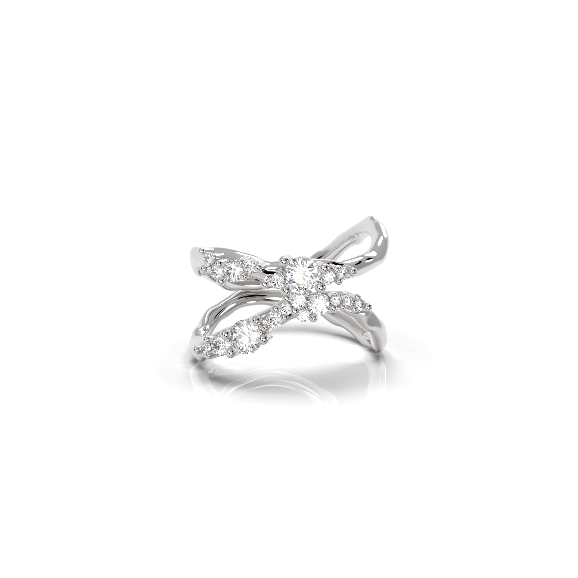 Aeternitas DUO - zlaté prsteny s diamanty