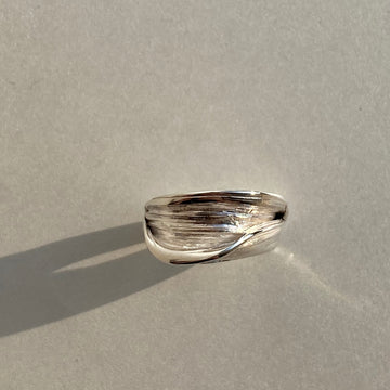 Flow 3 - silver ring - 925/1000 ag approx. 5 g