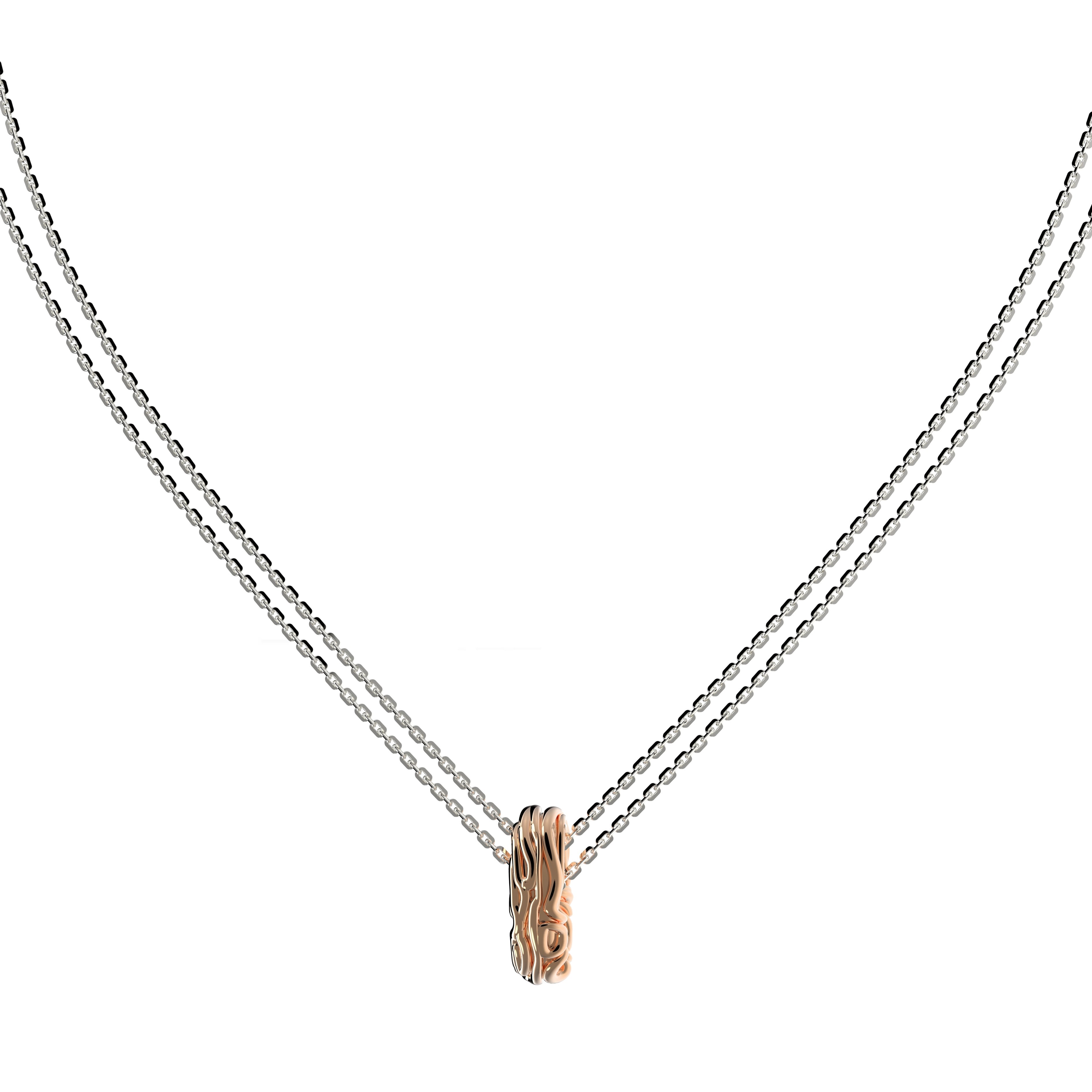 Nacre variabilní náhrdelník- 925/1000 ag 12,04 g nebo 14kt / 18kt au 15,04 g