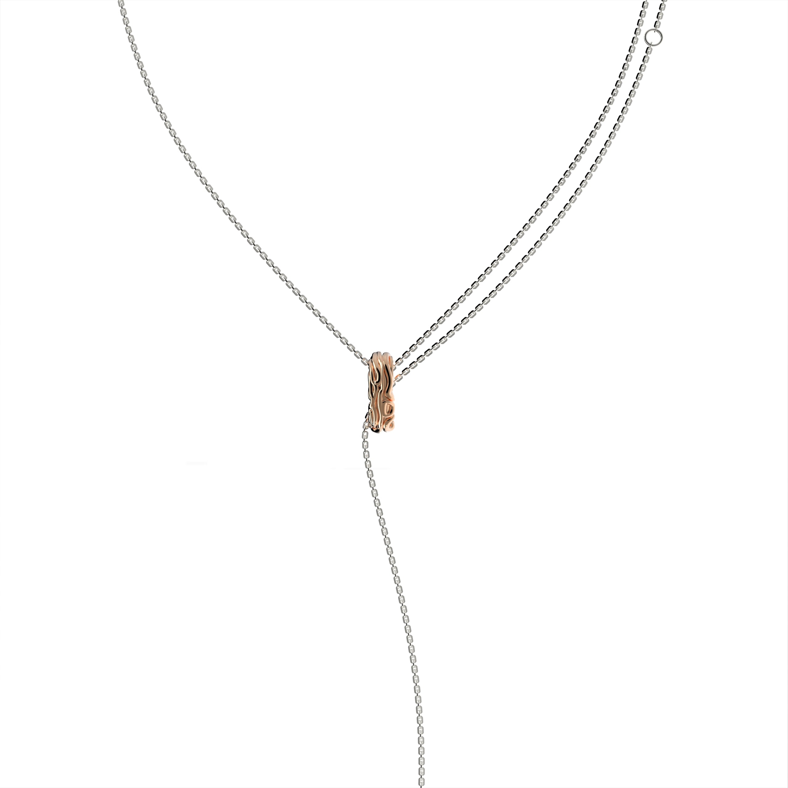 Nacre variabilní náhrdelník- 925/1000 ag 12,04 g nebo 14kt / 18kt au 15,04 g