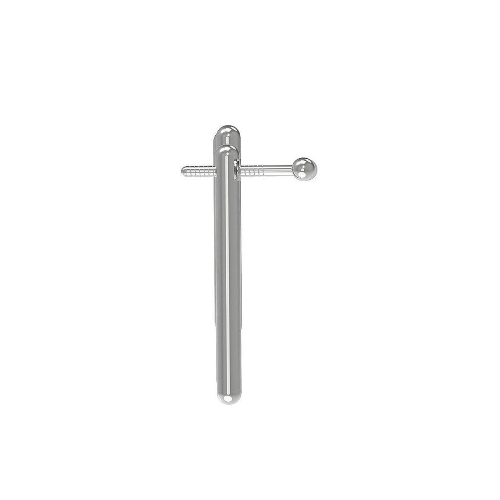 Designové náušnice Space Future bílé zlato 3.51 g (au / ag) - antonielecher