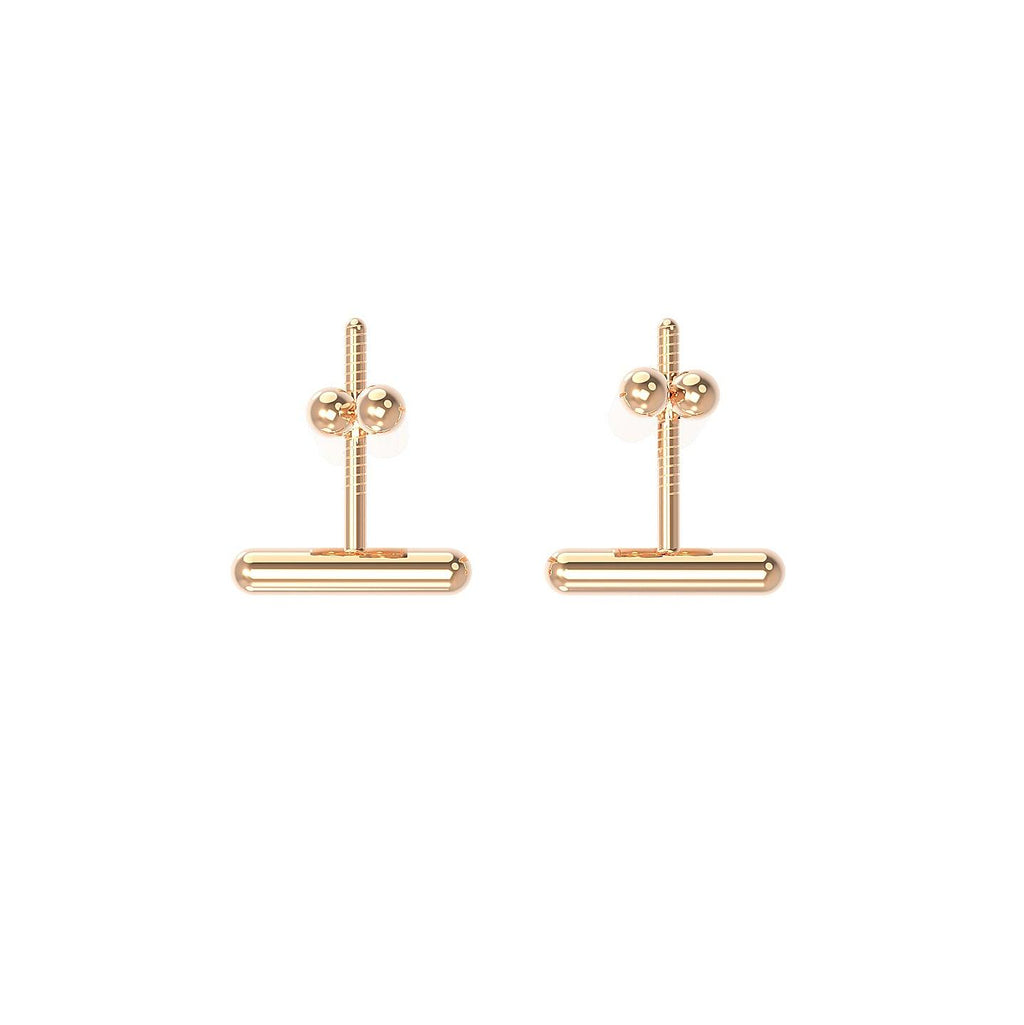 Designové náušnice Space Future žluté zlato 3.51 g (au / ag) - antonielecher