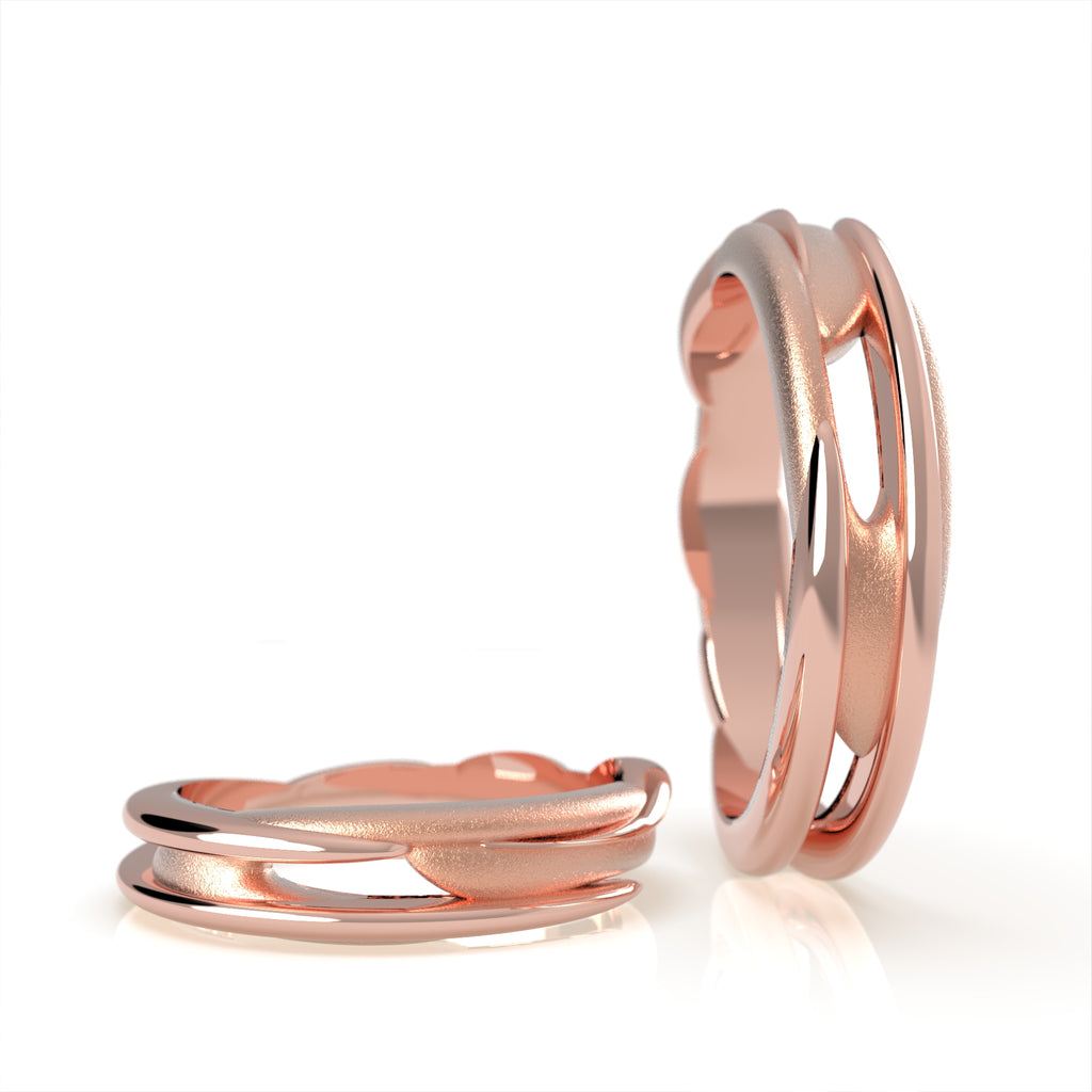 Aqua Exolvuntur - moderní snubní prsteny