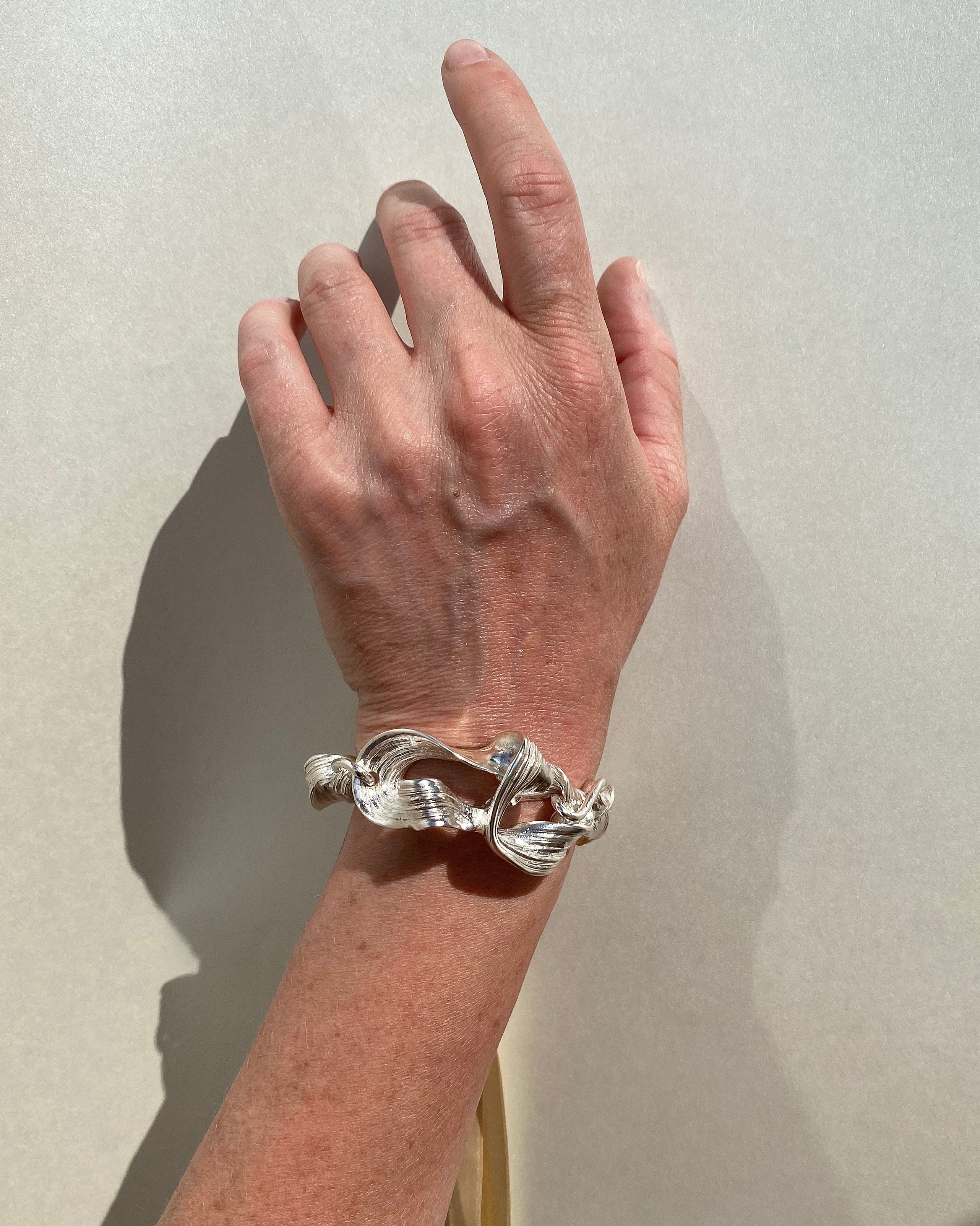 Flow II - stříbrný náhrdelník / náramek - 925/1000 ag cca 40,16 g