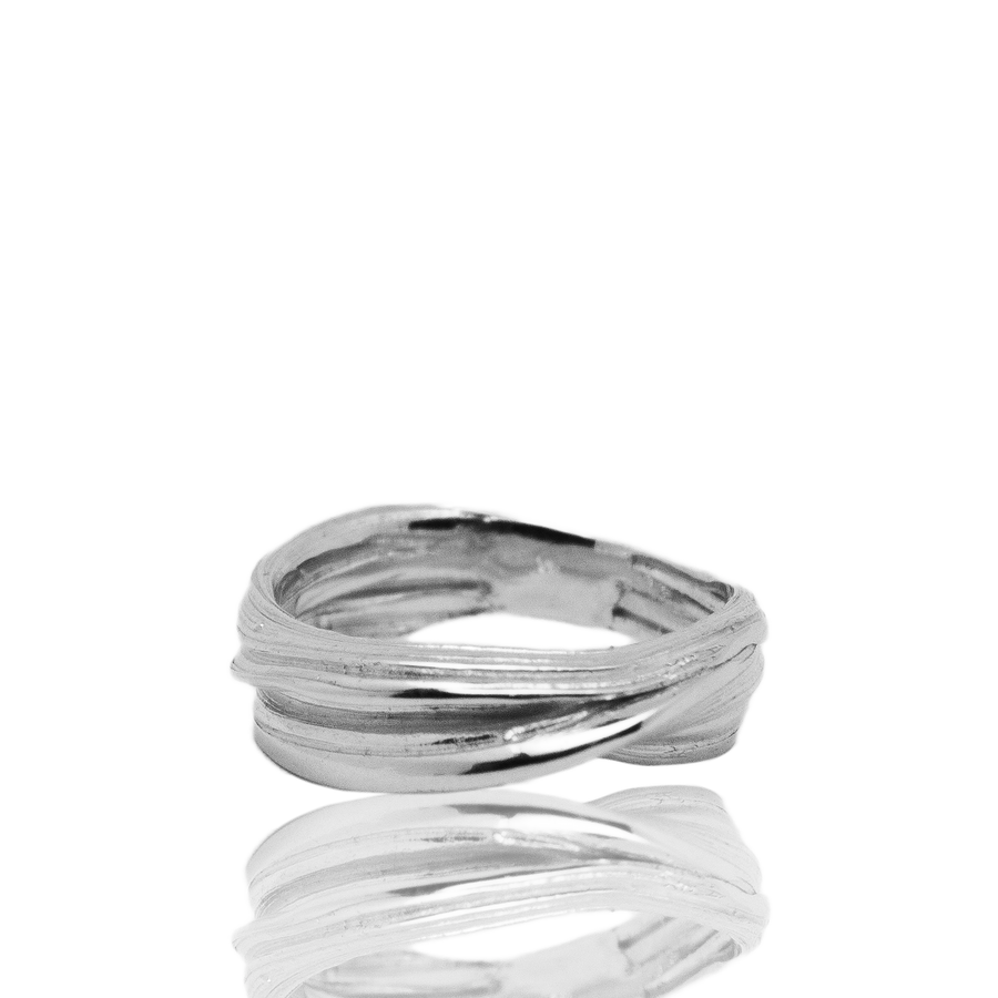 Flow 1 - small ring - 925/1000 and approx. 5 g