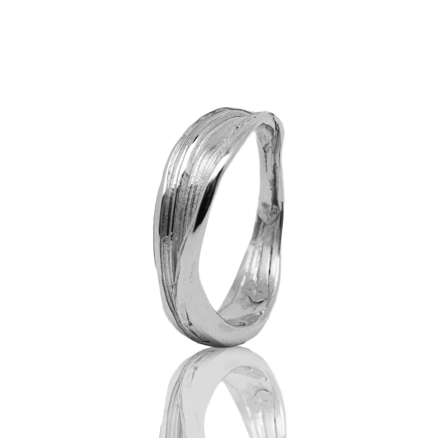 Flow 2 - small ring - 925/1000 and approx. 5 g