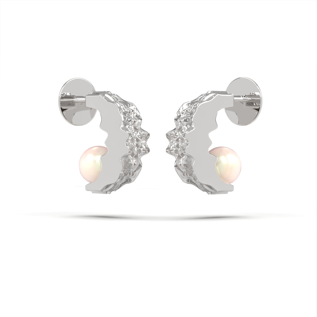 Fuctus - moderní náušnice s mořskými perlami