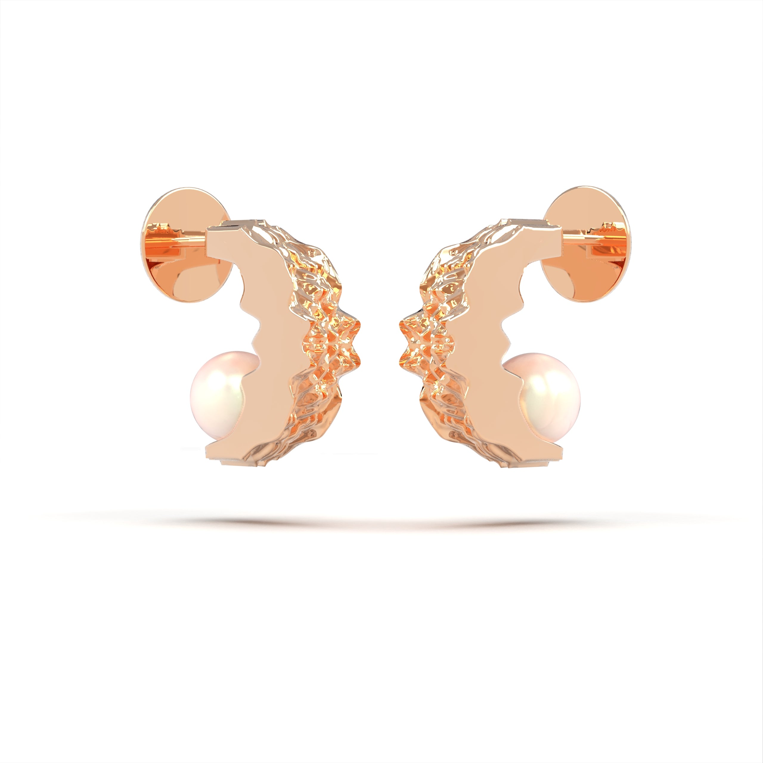 Fuctus - moderní náušnice s mořskými perlami