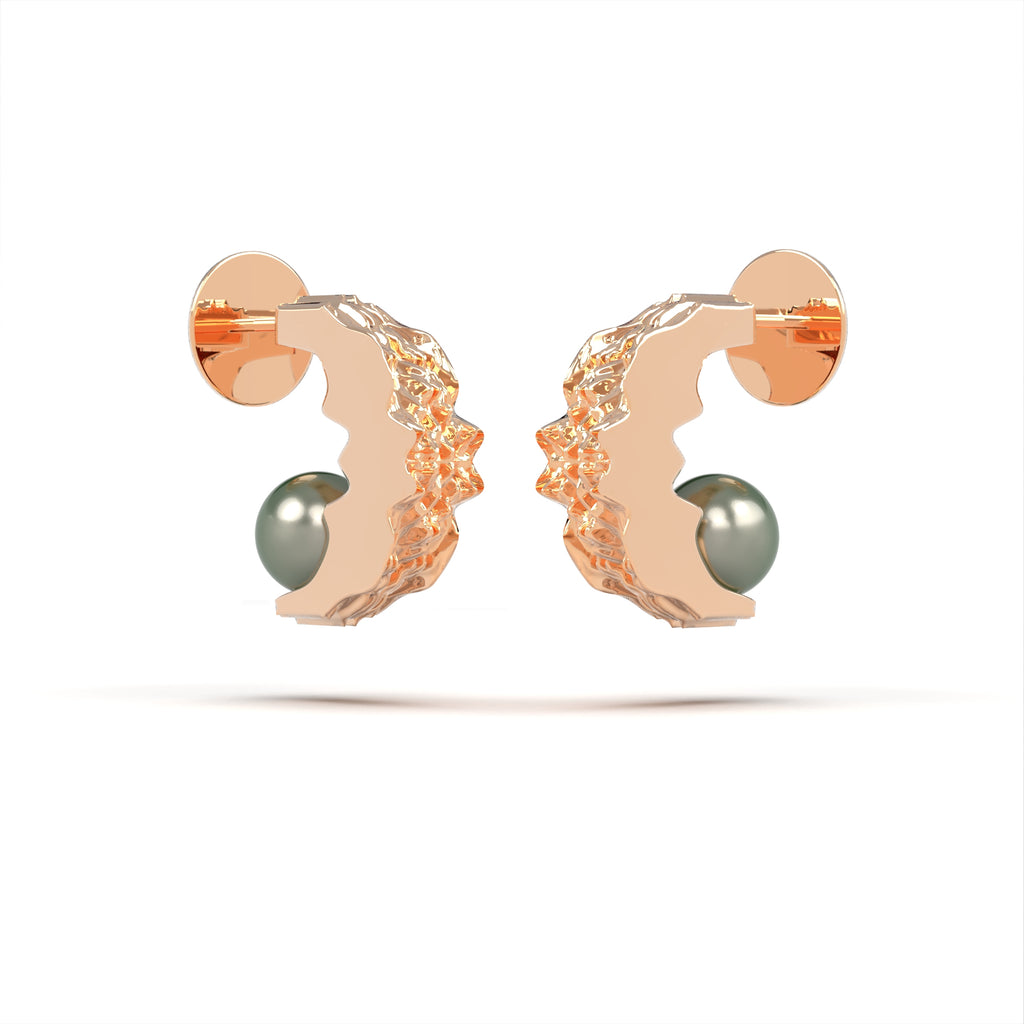 Fuctus - moderní náušnice s mořskými perlami