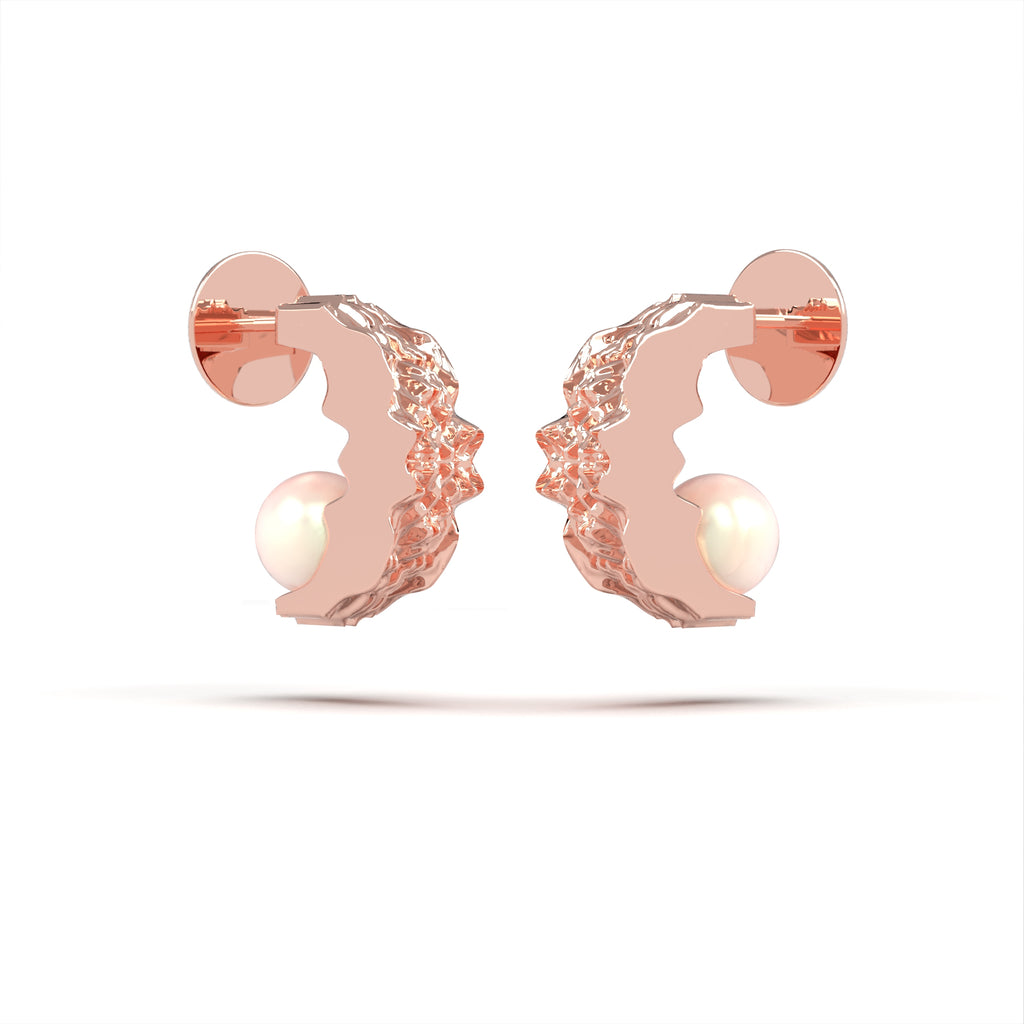 Fuctus - moderní náušnice s mořskými perlami