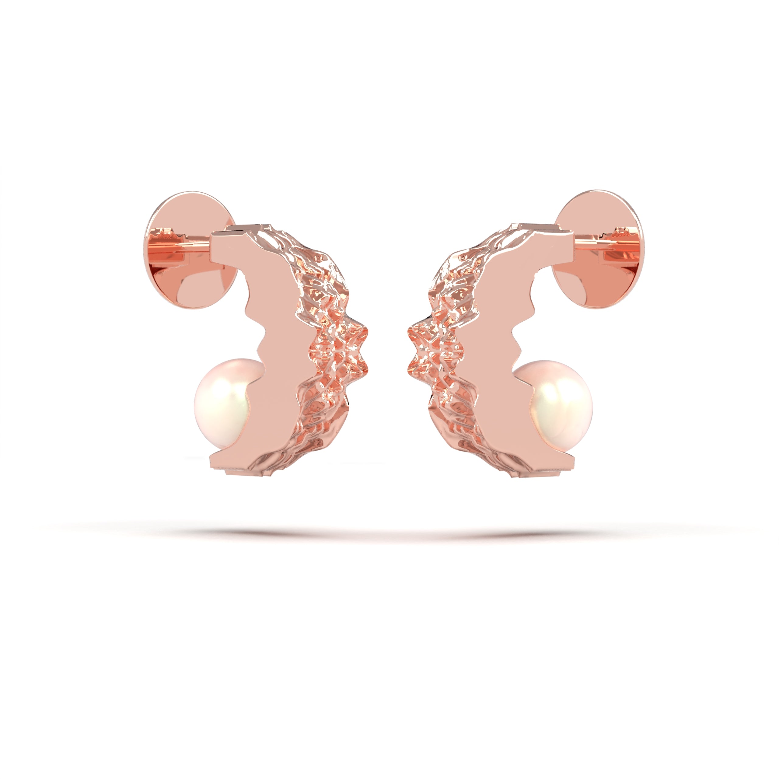 Fuctus - moderní náušnice s mořskými perlami