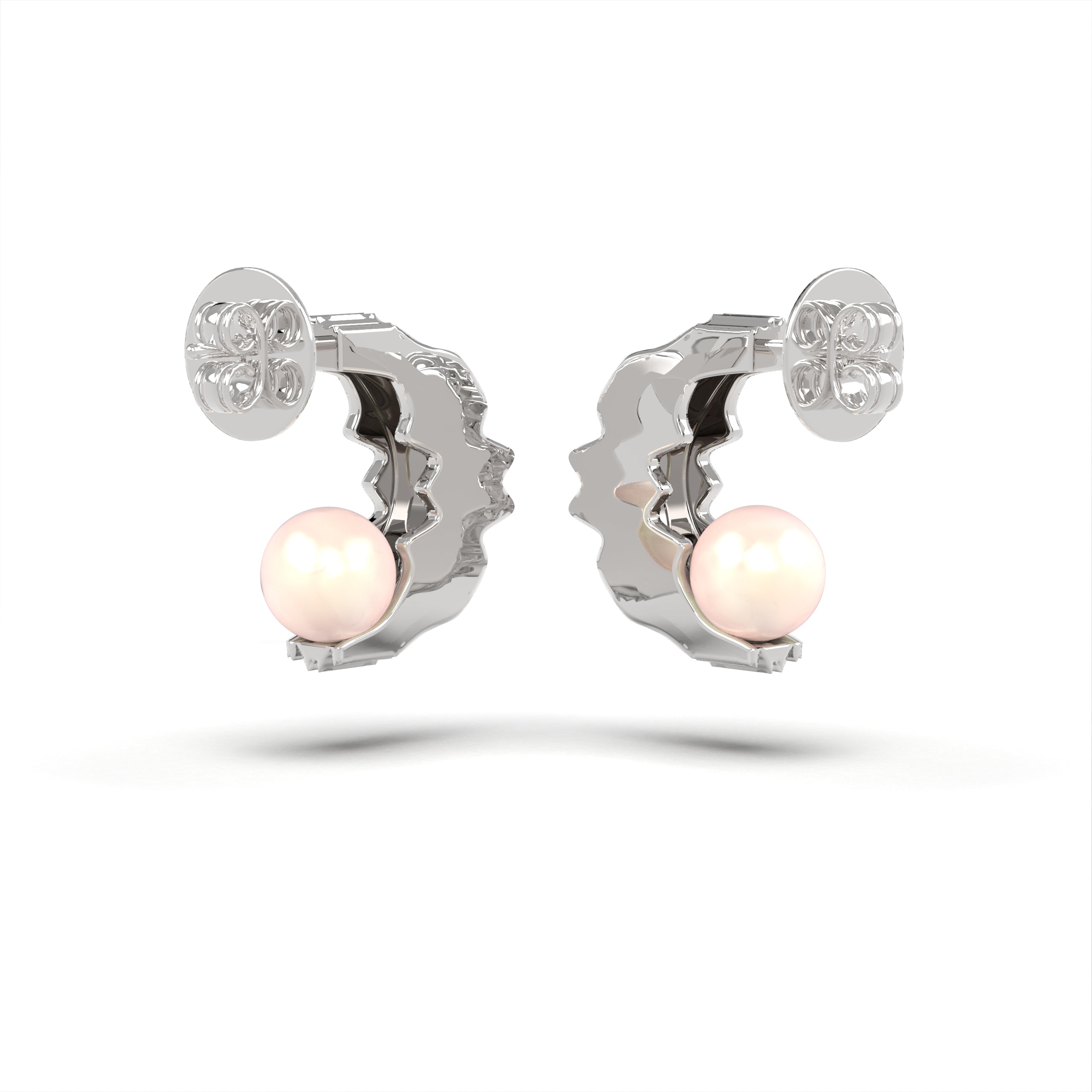 Fuctus - moderní náušnice s mořskými perlami