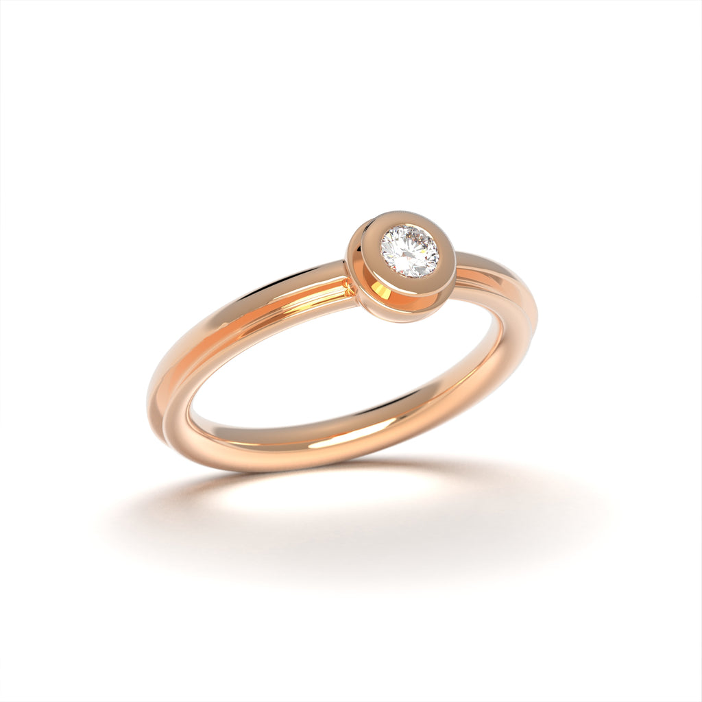 Love Bauhaus - e - moderní zásnubní prsten