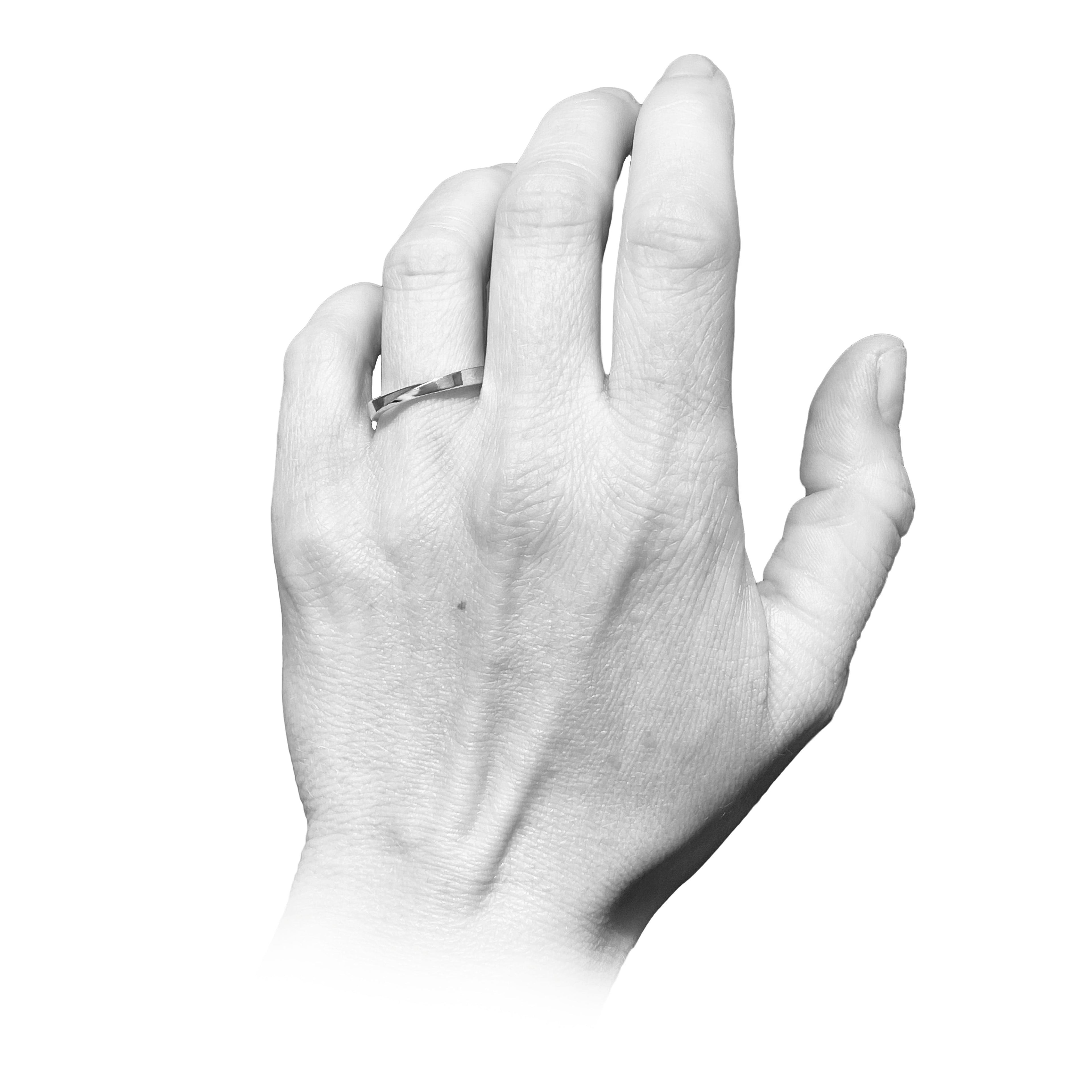 Möbius - designové snubní prsteny - 14 kt žluté zlato 8.03 g 3 mm - antonielecher