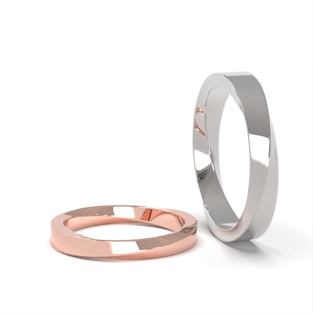 Möbius - moderní snubní prsteny