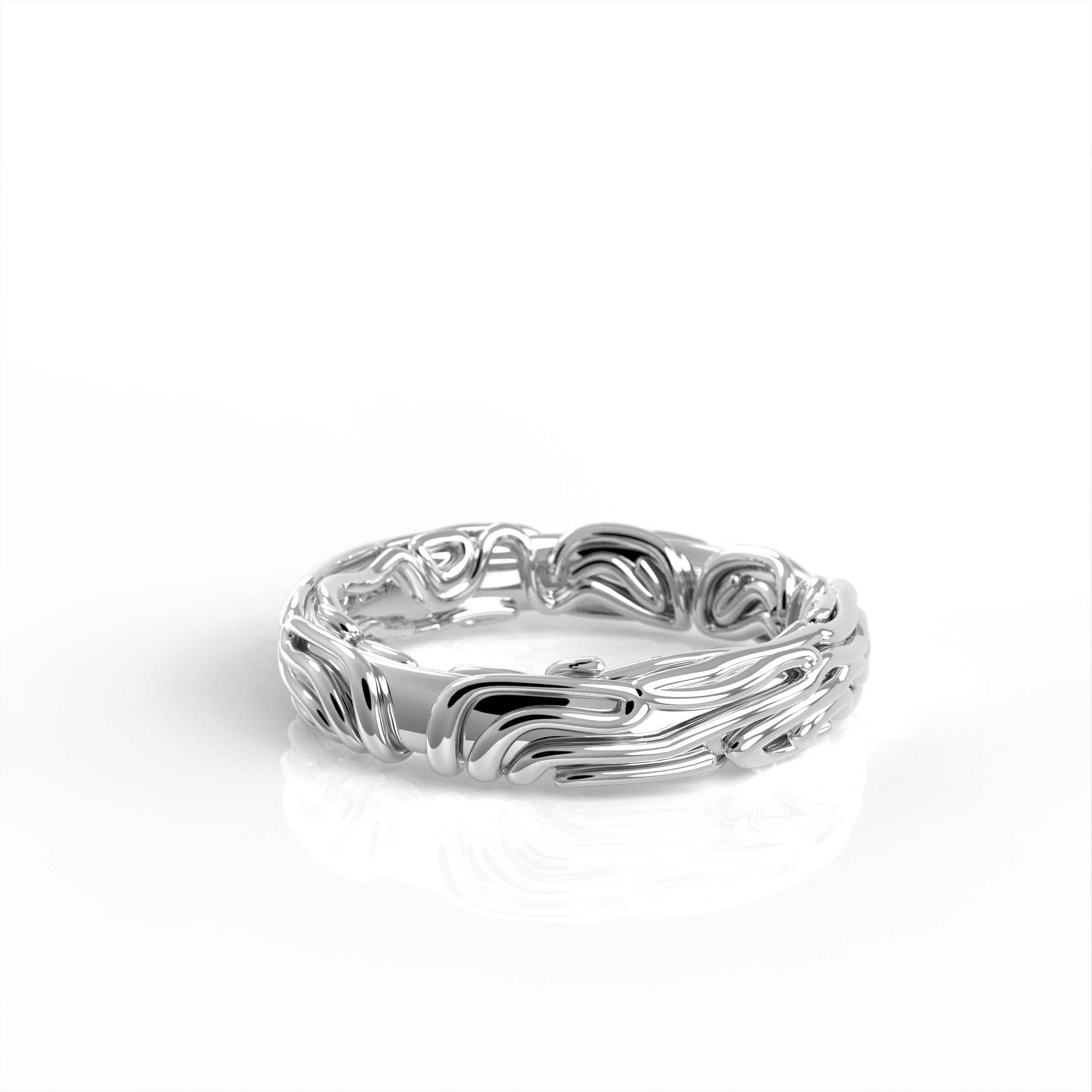 Brain coral - unisex ring