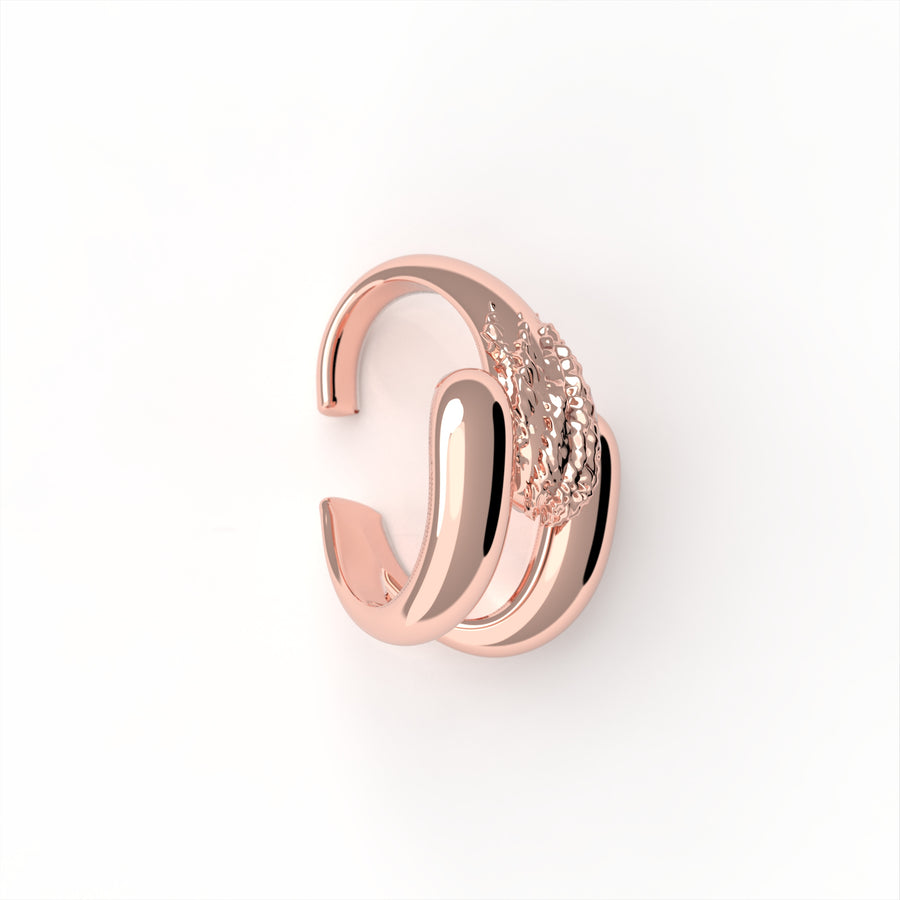 Nacre Julie Ear cuff - designová náušnice - 925/1000 ag  4,43 g nebo 14kt / 18kt au  7,43 g