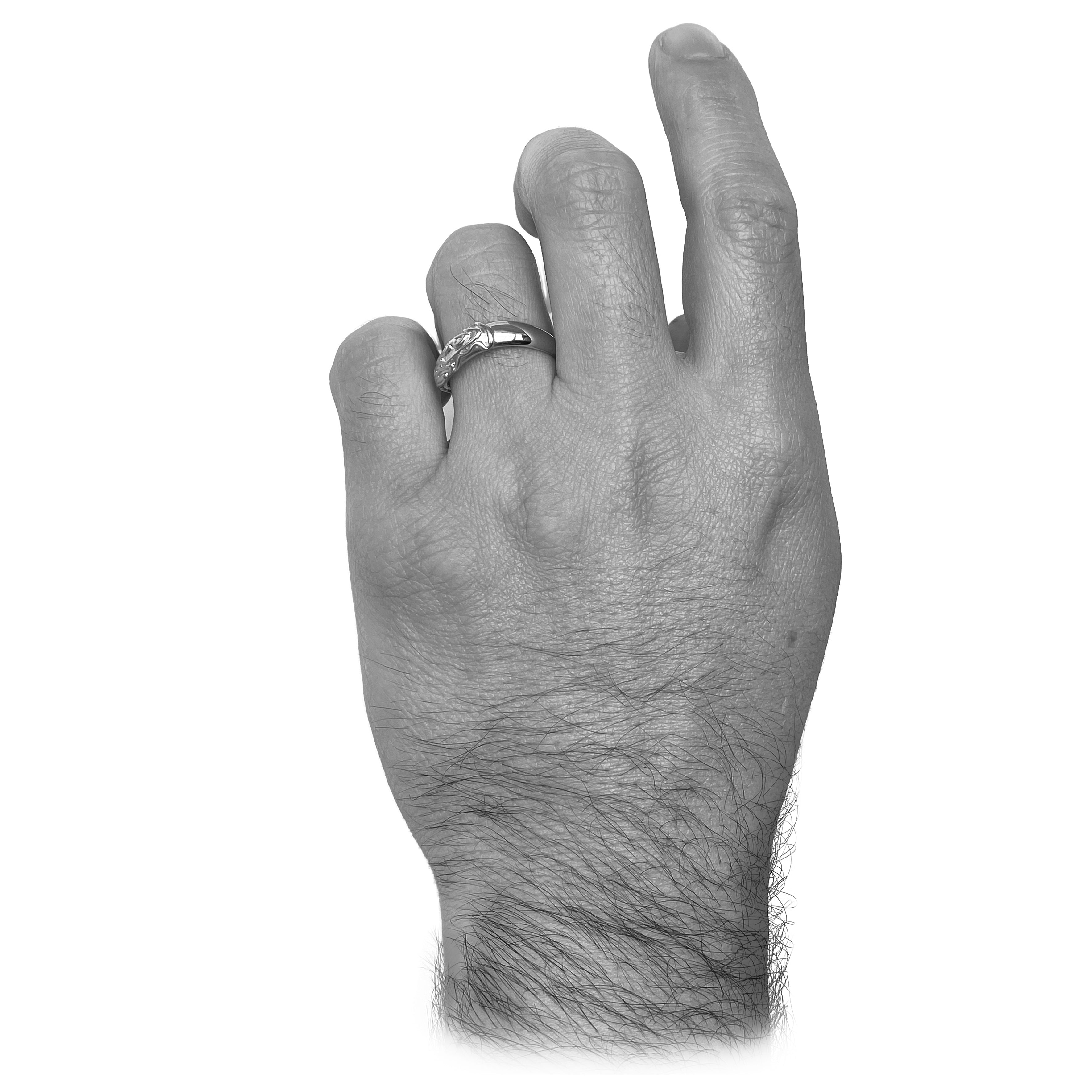 Nacre Nexus - designové snubní prsteny ze 14 kt žlutého zlata 7,44 g - antonielecher