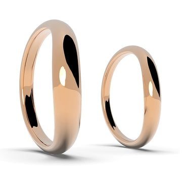 Nacre Universe - designové snubní prsteny ze 14 kt žlutého zlata 6,04 g - antonielecher