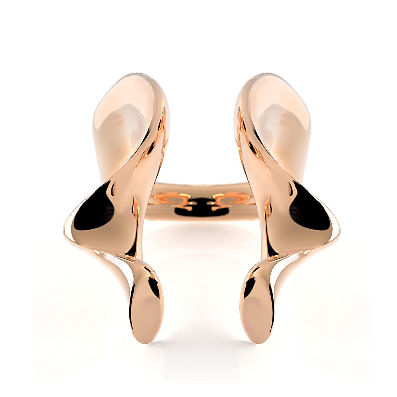 Nacre Alysia - designový prsten - au 14kt - 14.32 g / ag 925/1000 - 10 g - antonielecher