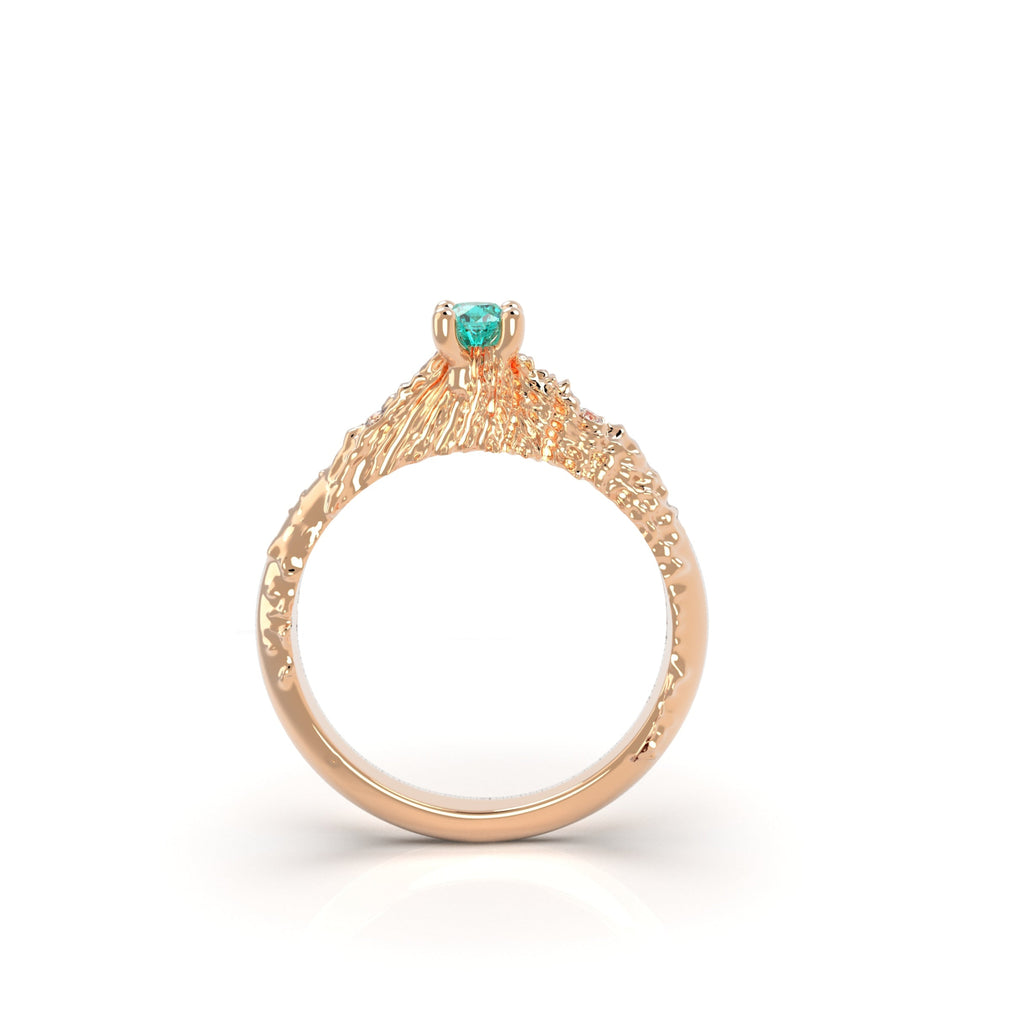 Passion -zásnubní prsten ze žlutého zlata