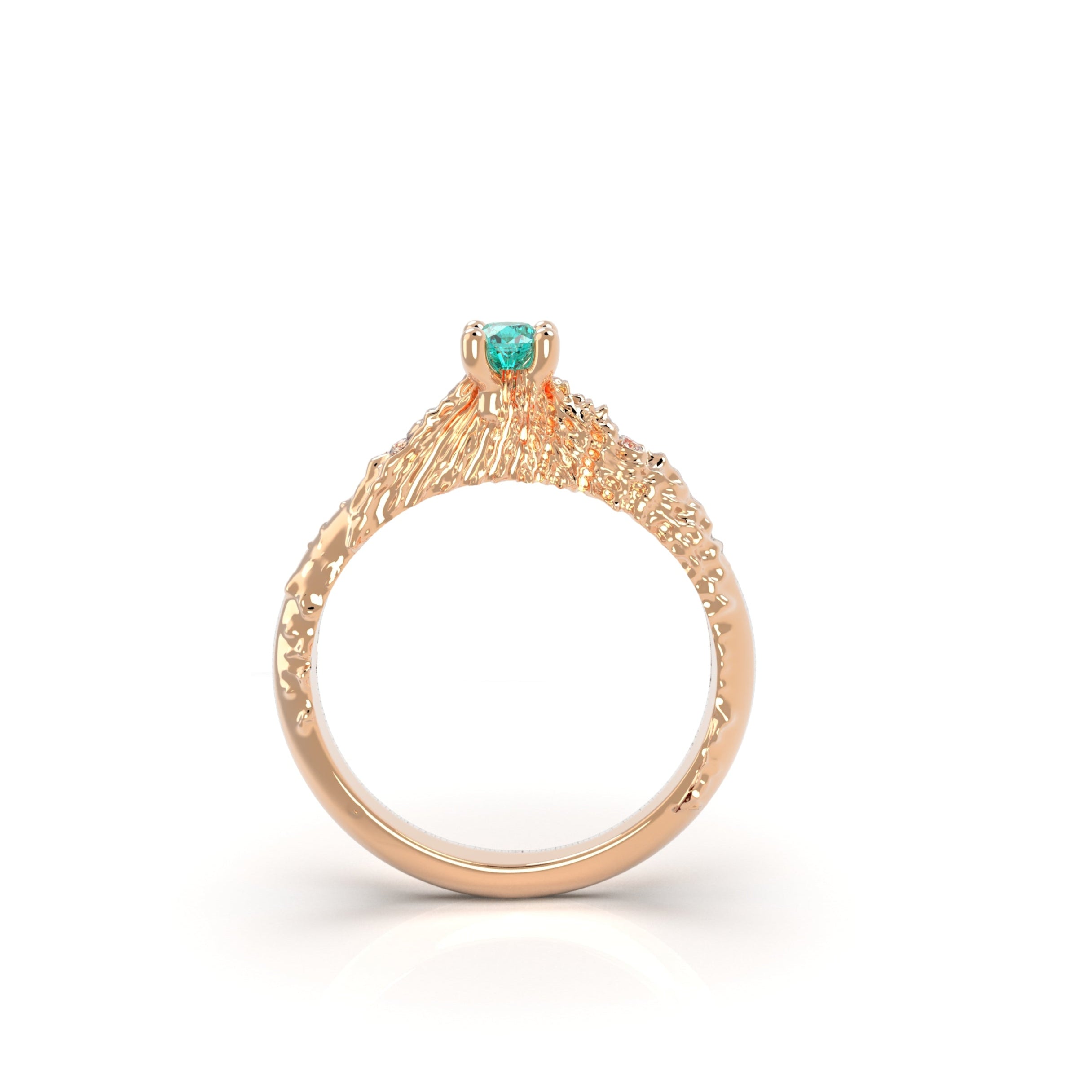 Passion -zásnubní prsten ze žlutého zlata