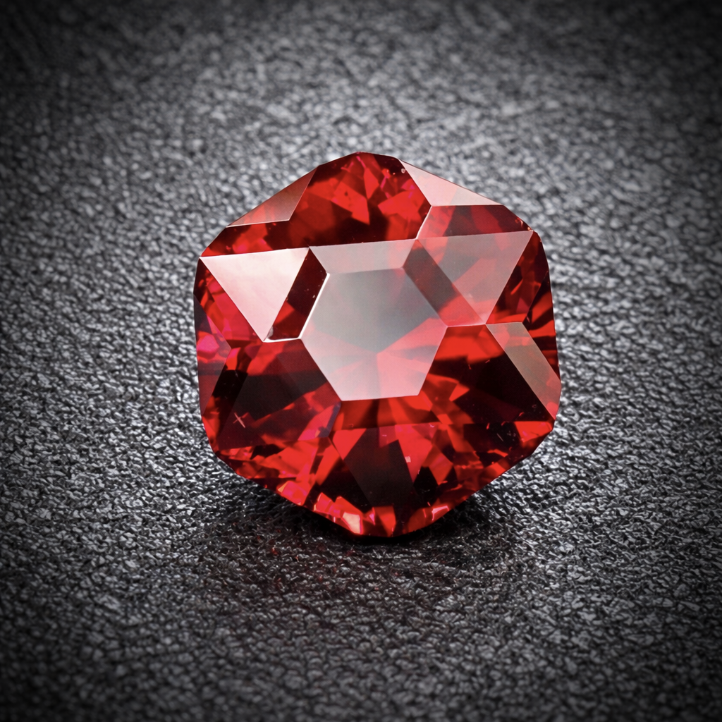 Pyrop 2,36 ct - Tanzánie