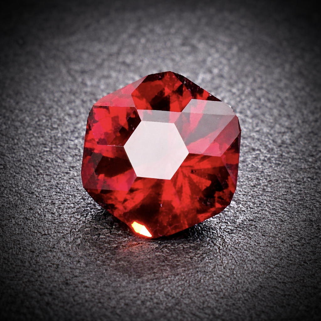 Pyrop 2,36 ct - Tanzánie