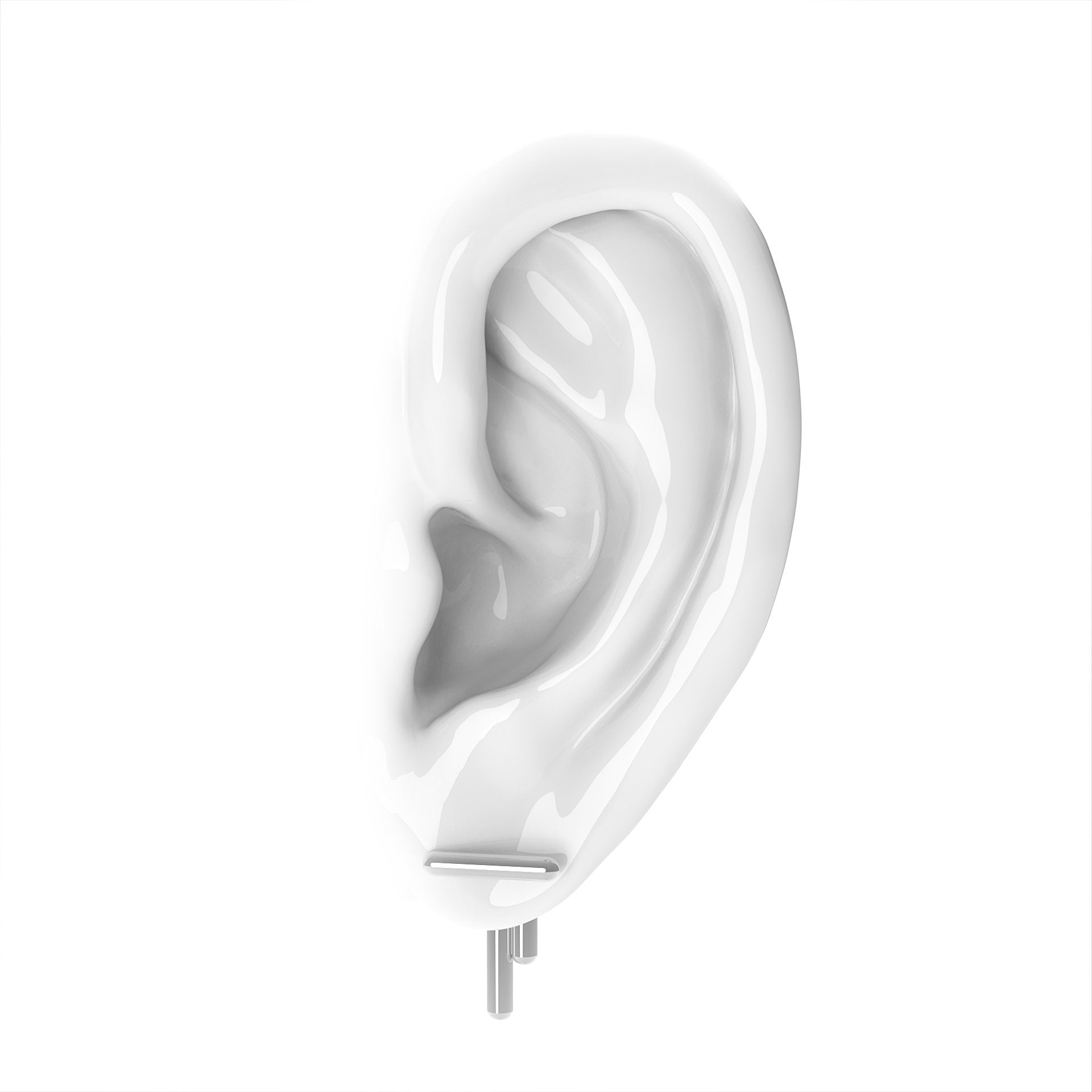 Space Future - designové náušnice - 925/1000 ag 2,71 g nebo 14kt / 18kt au 5, 71 g