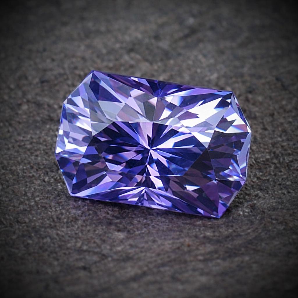 Tanzanit  - fantazijní brus