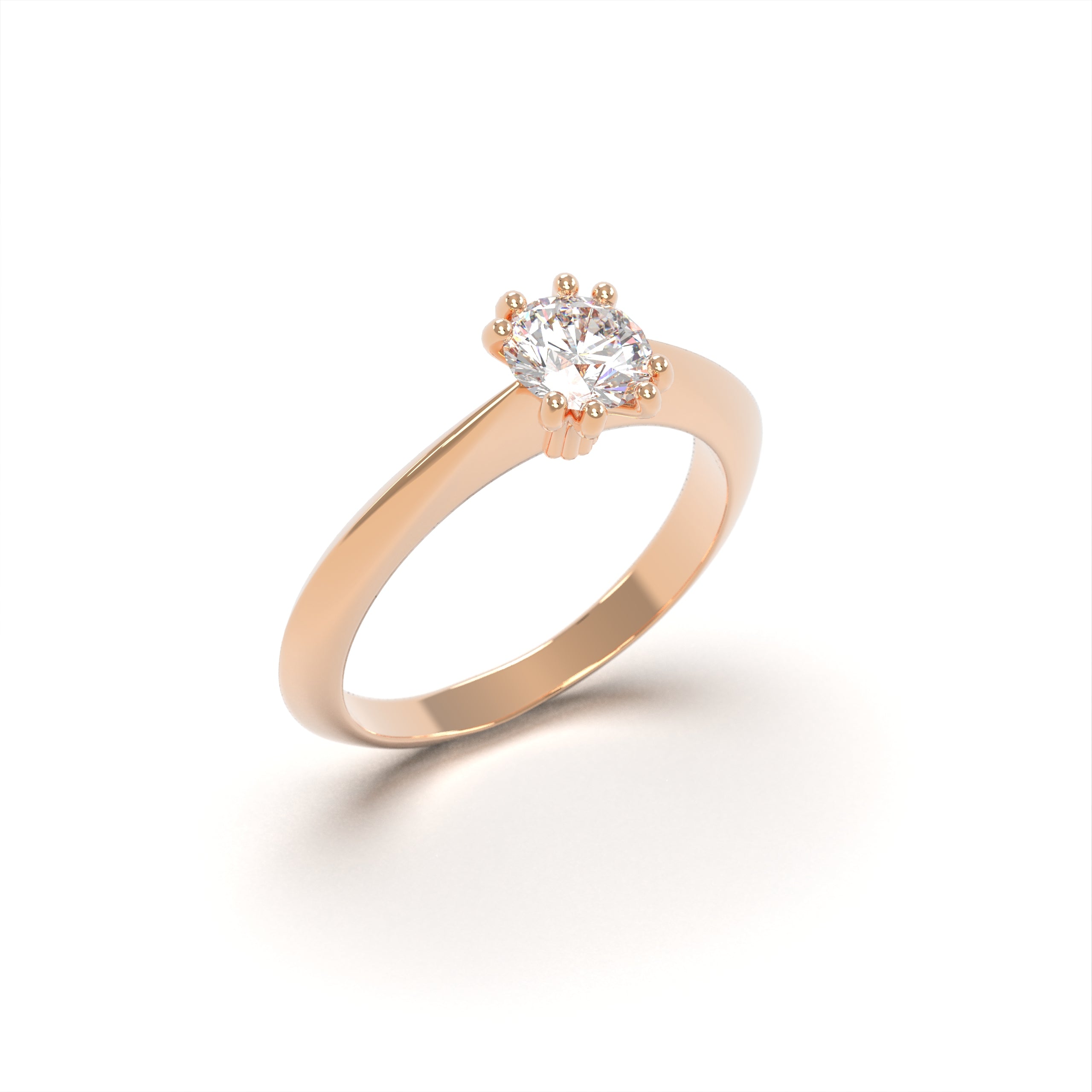 Teneritas - zlatý zásnubní prsten