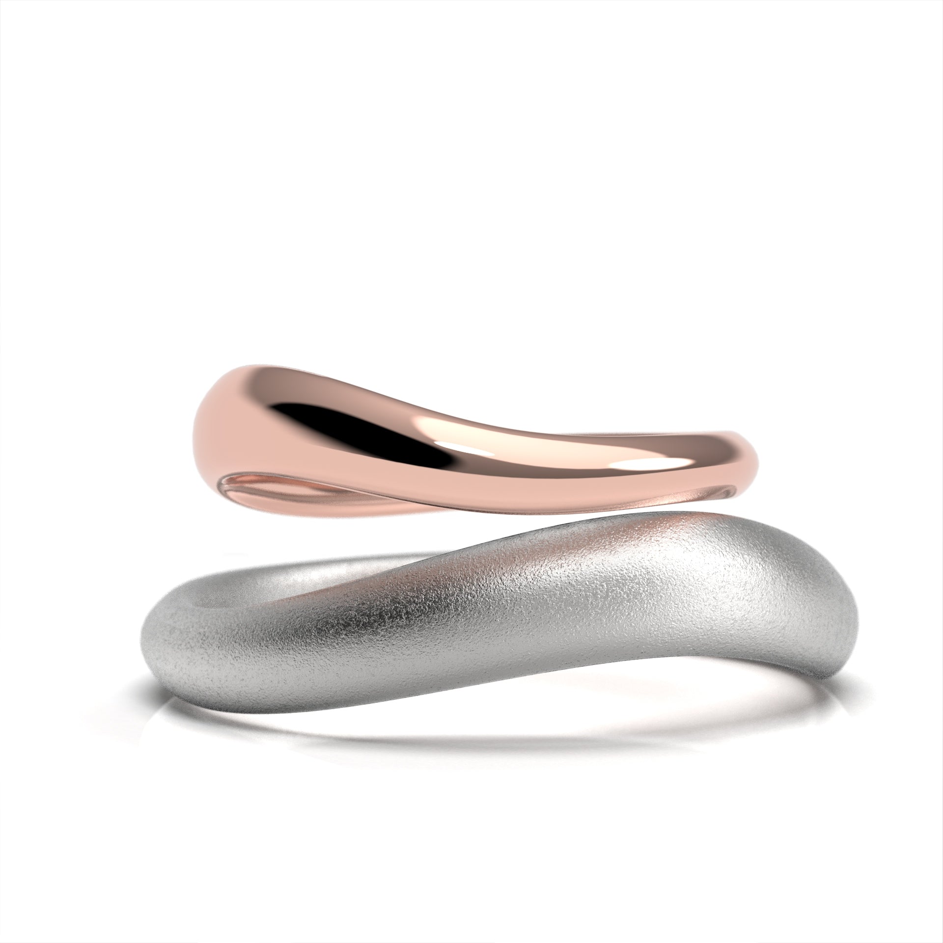 Universe - zlaté snubní prsteny