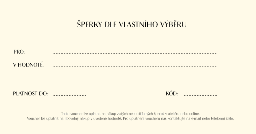 Gift voucher 1000 CZK