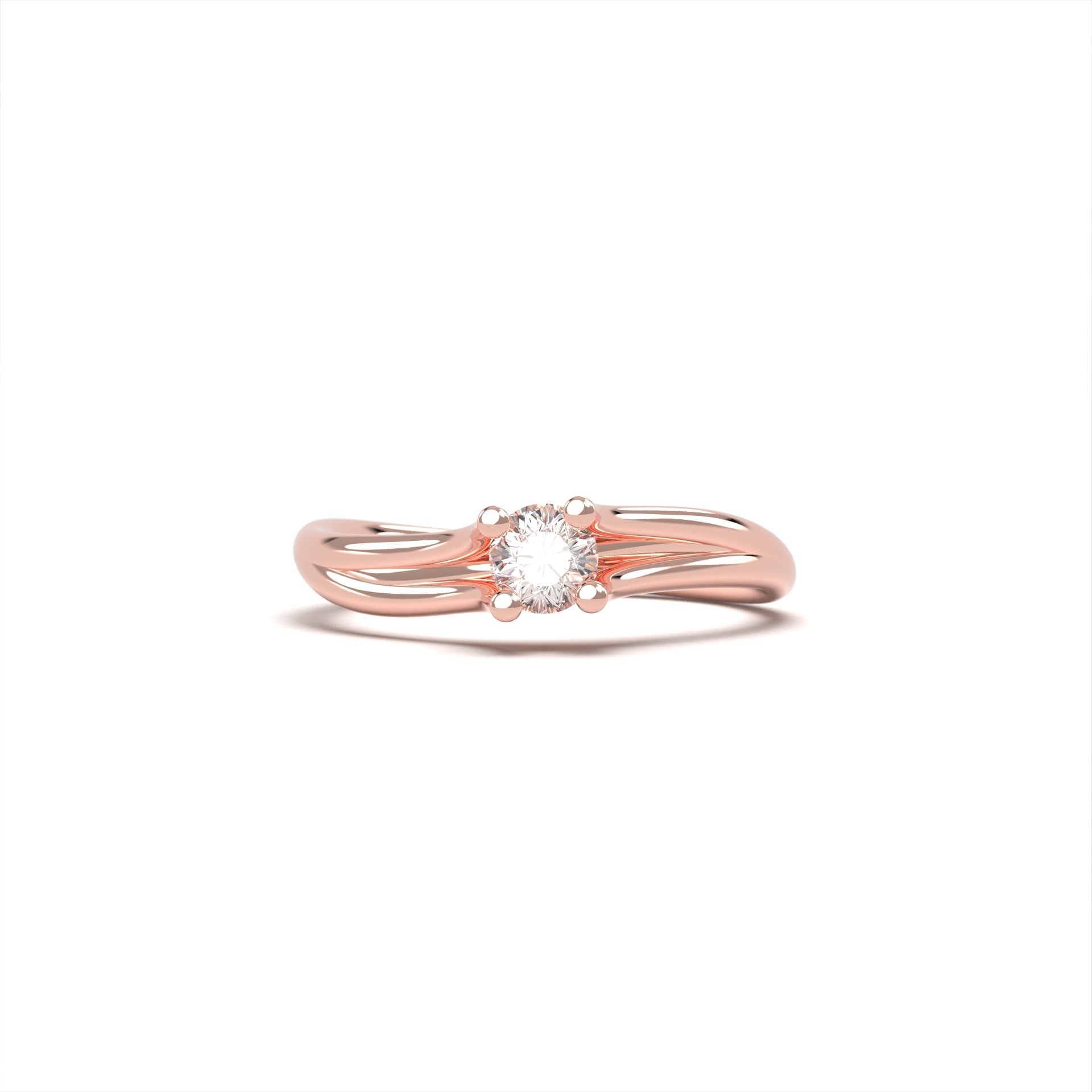 Vernal - gold engagement ring