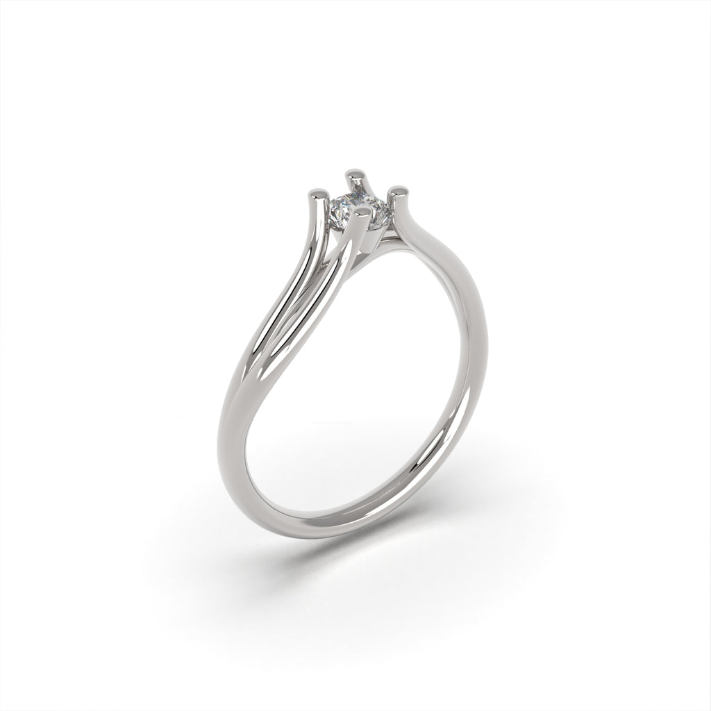 Vernal - gold engagement ring