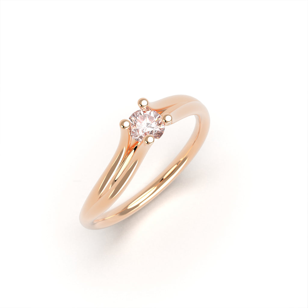 Vernal - gold engagement ring