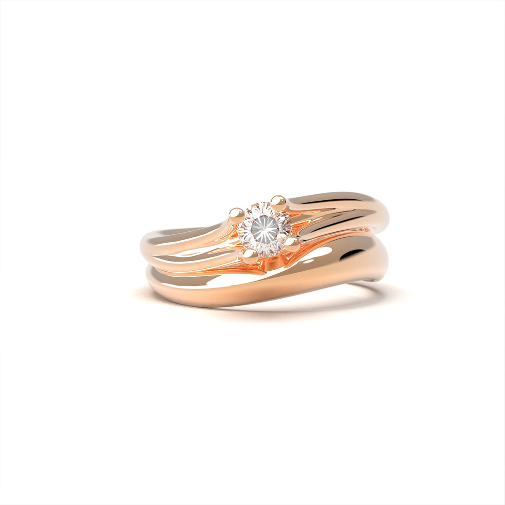 Vernal - gold engagement ring