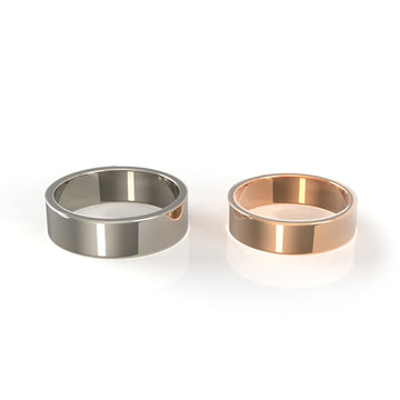 Love Bauhaus - l - designové snubní prsteny 14 kt au 9.07 g