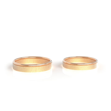Love Bauhaus - i - designové snubní prsteny 14 kt au 5.84 g